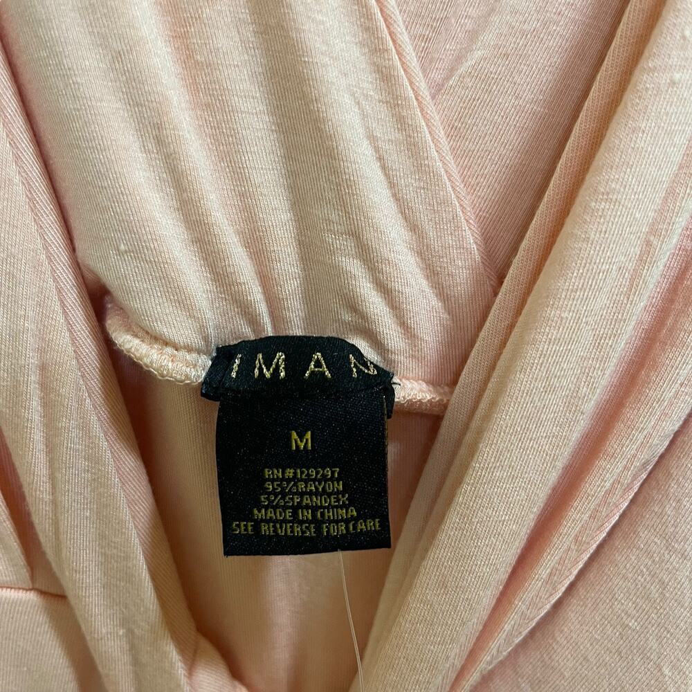 IMAN Global Chic sleeveless v-neck maxi dress NEW - Picture 9 of 9